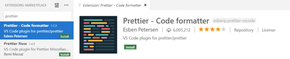 VSCode Prettier