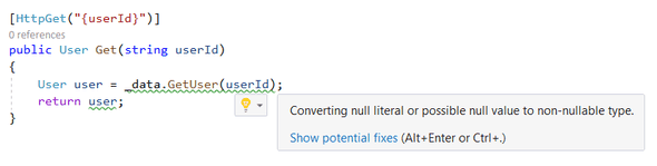 nullable reference types