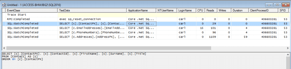 SQL Profiler