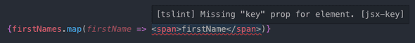TSLint Missing Key Prop